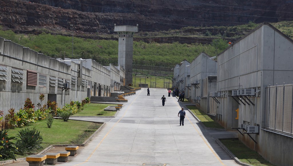 'Main Street' of Halawa Prison.  26 may 2015. photograph Cory Lum/Civil Beat
