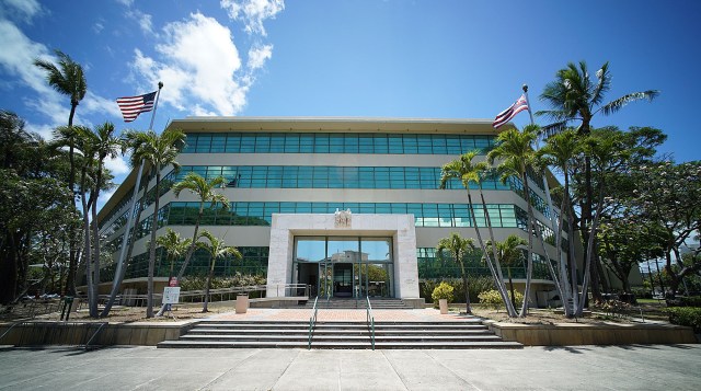 Queen Liliuokalani Building. Board of Education offices. 16 june 2015. photograph Cory Lum/Civil Beat