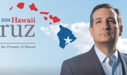 Ted Cruz campaign website for Hawaii
