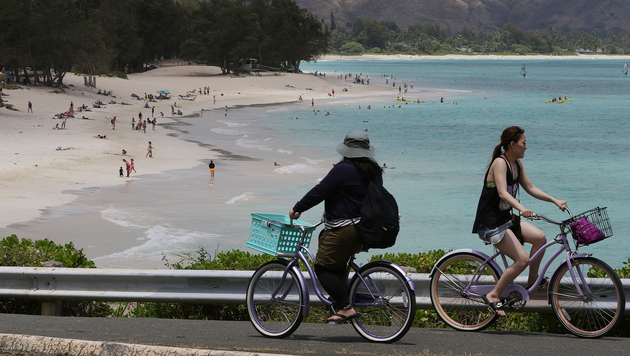 Tourism Tourist Visitors HCVB enjoy Kailua Bay3. 26 april 2016.