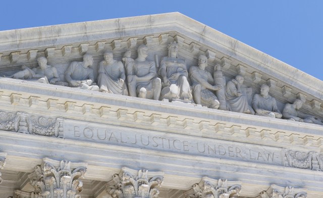 Supreme Court Building Washington DC Equal Justice Under Law. 9 june 2016