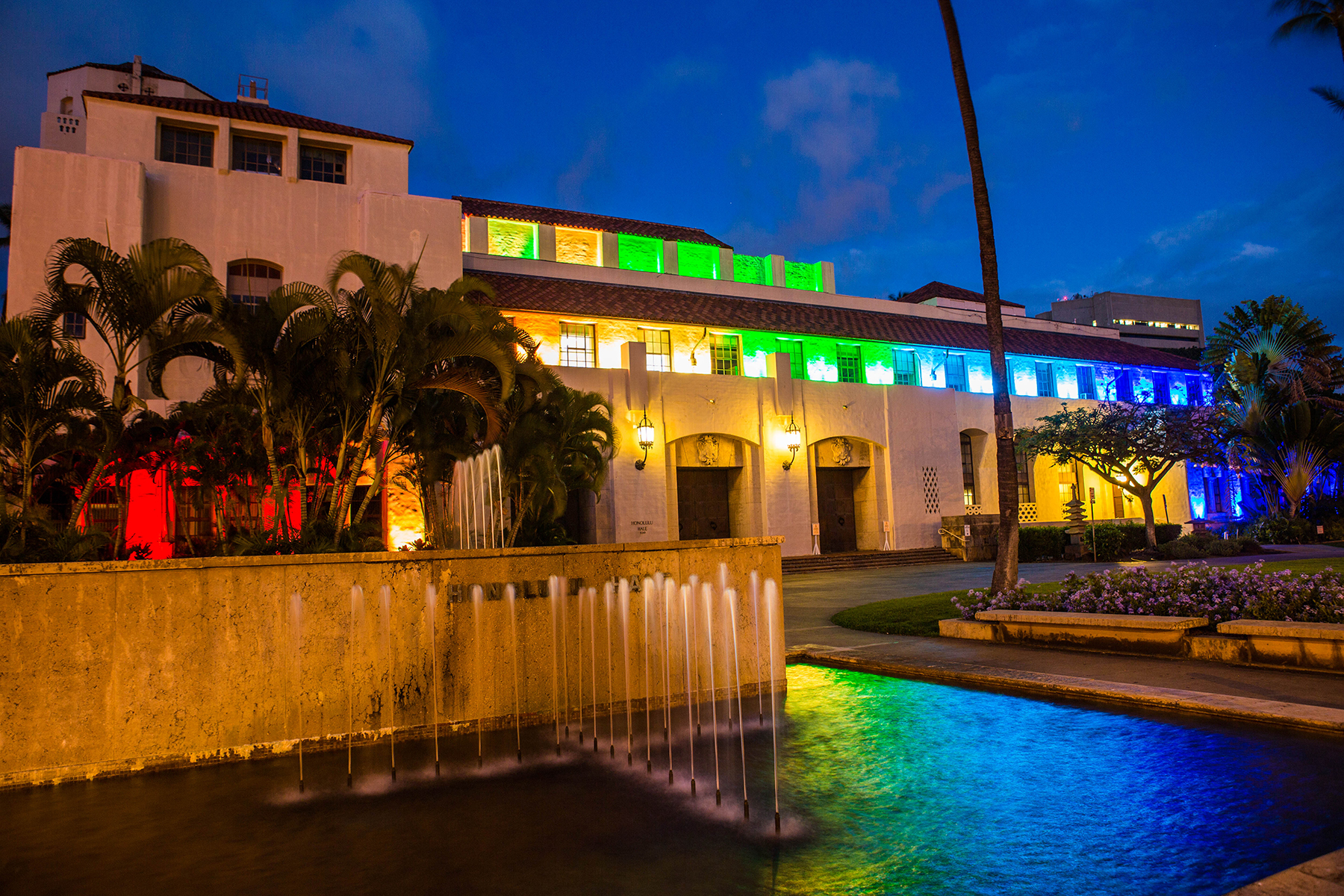 honolulu-hale-rainbow-lights-orlando-shooting-2