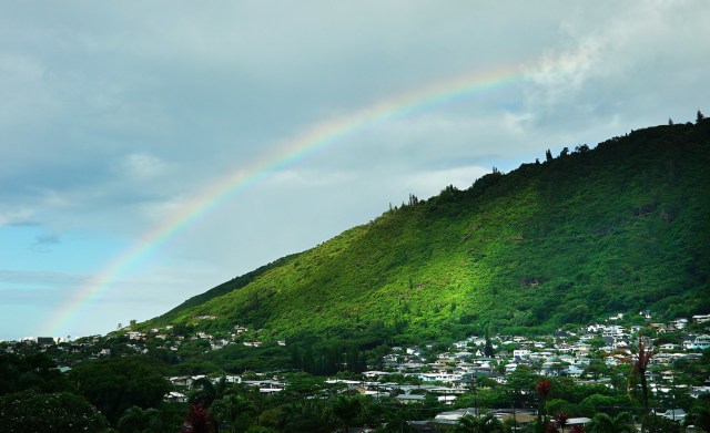 Manoa Valley rainbow. 9 sept 2016