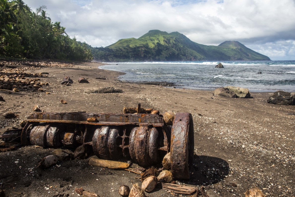 Pedro Castro doesn't think it would be a problem to develop homes on Pagan next to a training range in part because the island is already littered with munitions leftover from World War II, and he's used to living with them.