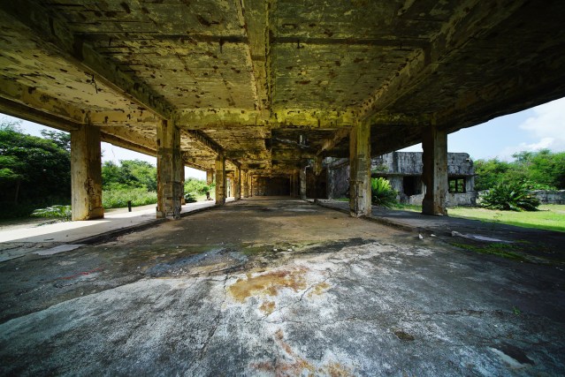Marianas Japanese Army military structure. Tinian. 28 aug 2016