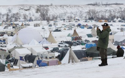 Aloha, Standing Rock: Islanders Brave Cold, Snow In Solidarity