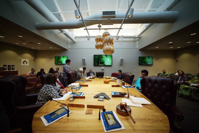 OHA Office of Hawaiian Affairs Trustees. 4 jan 2017