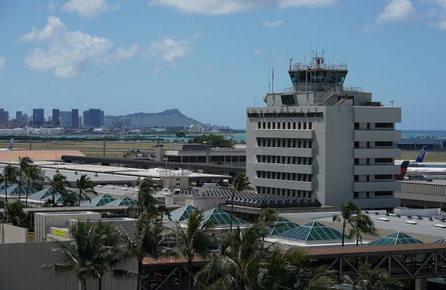 Daniel K Inouye International Airport. Honolulu. 5 june 2017