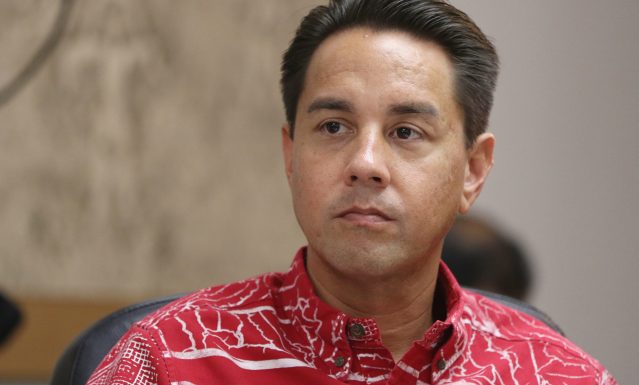 Honolulu City Council member Joey Manahan, Chair Transporation Committee and VIce chair of the finance commitee.