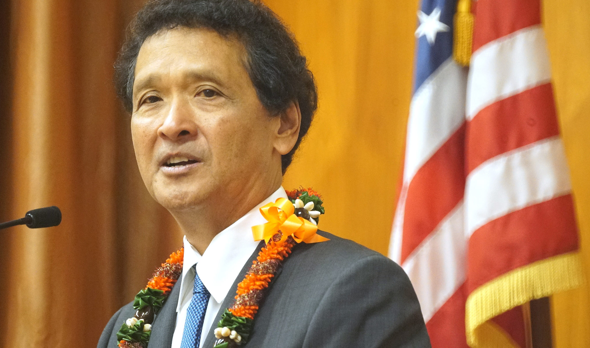 Honolulu City Council Chair Ron Menor during full council meeting.