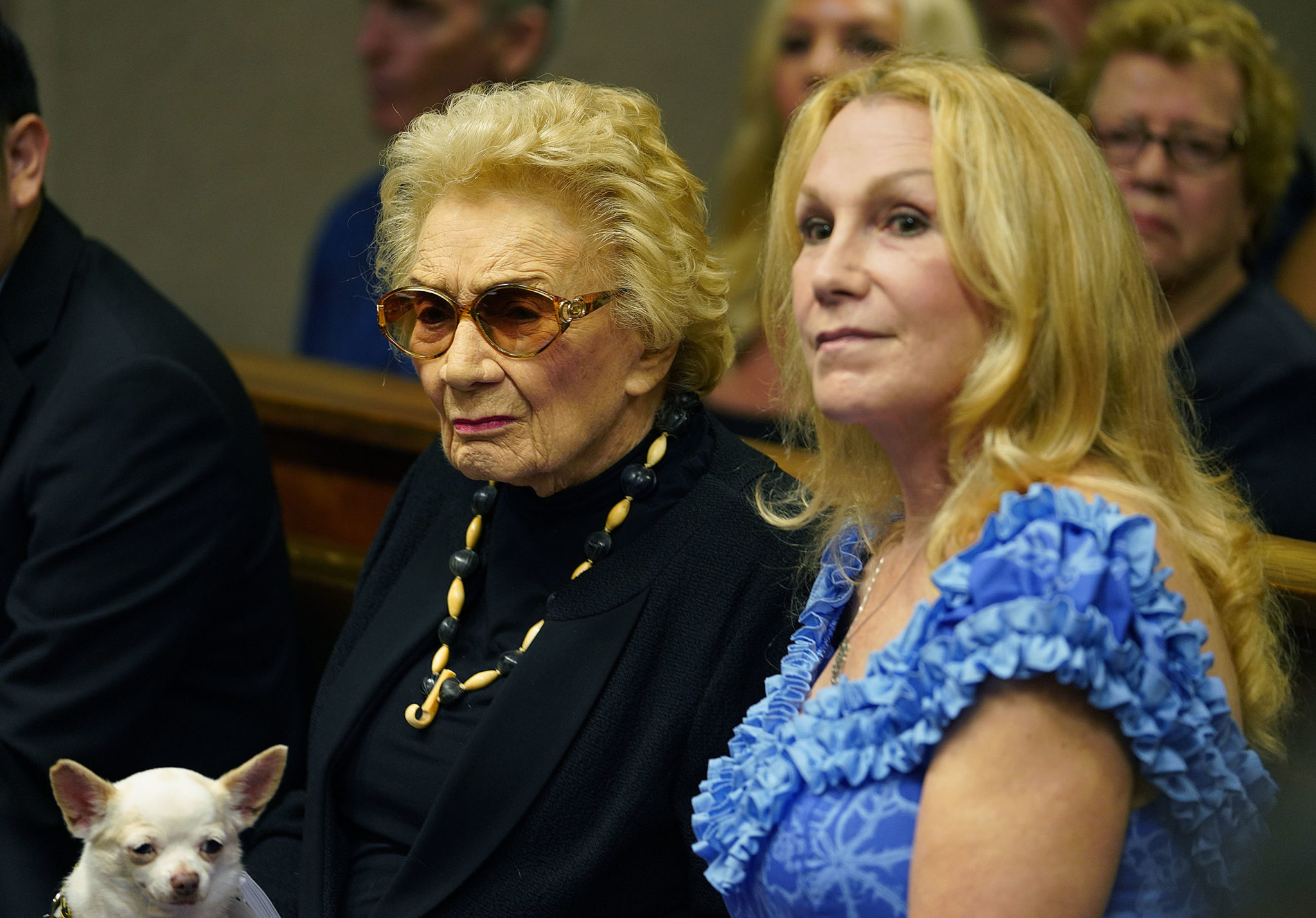 Abigail Kawananakoa with Veronica Worth at trial.