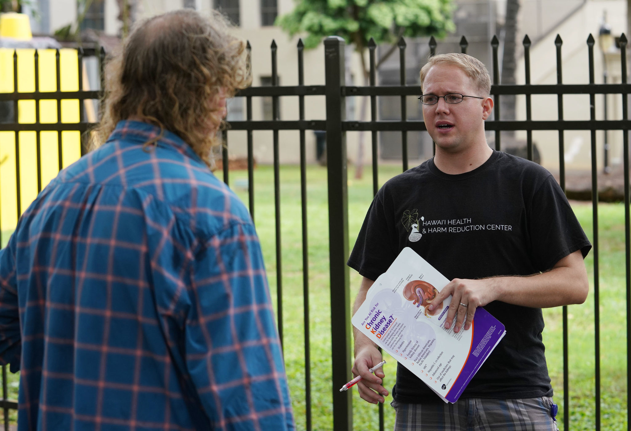 David Shaku, LEAD Case Manager at the Hawaii Health & Harm Reduction Center.