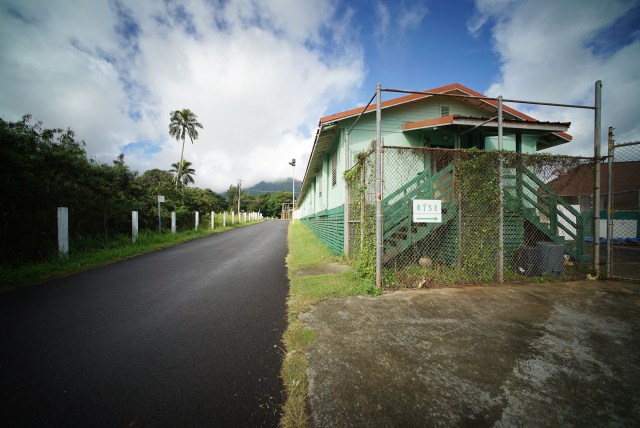 RYSE Youth Homeless Shelter, nestled near Olomana and the Koolau mountains at the former Youth corrections facility.