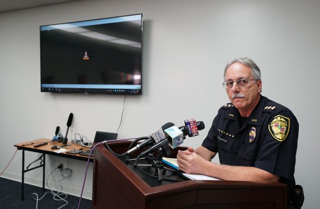 HPD Deputy Chief John McCarthy Taser press conference.