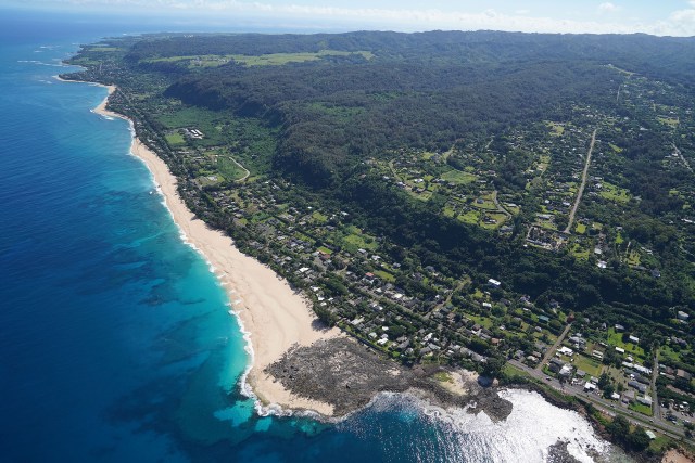 Pupukea 3 Tables North Shore Aerial.