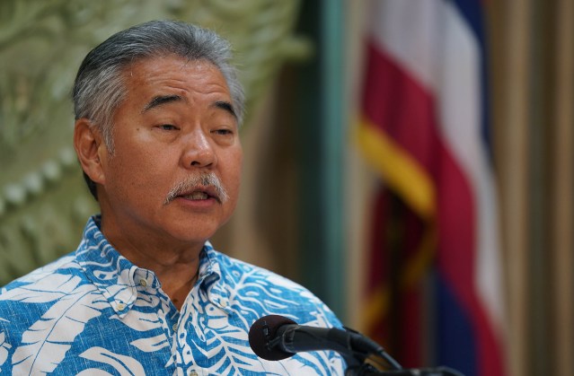 Governor David Ige Budget presser closeup1.