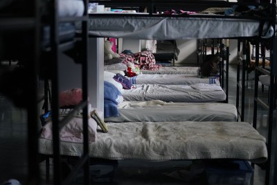 Empty Bunk Beds at Institute of Human Services IHS.