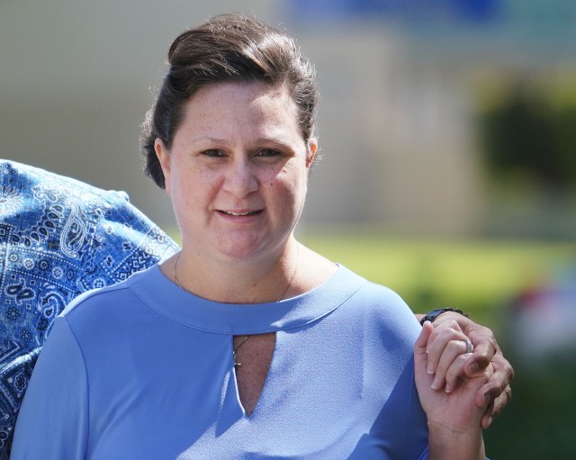 Former deputy city prosecutor Katherine Kealoha closeup.