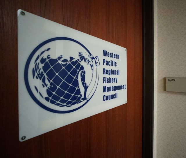 Western Pacific Regional Fishery Management Council sign on door