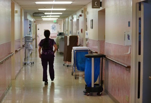 Wahiawa General Hospital hallway.