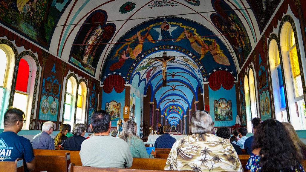 Kalapana Big Island Star Of The Sea Painted Church