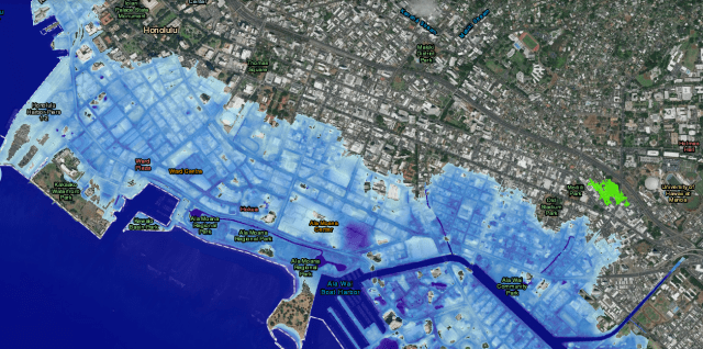 sea level rise, f