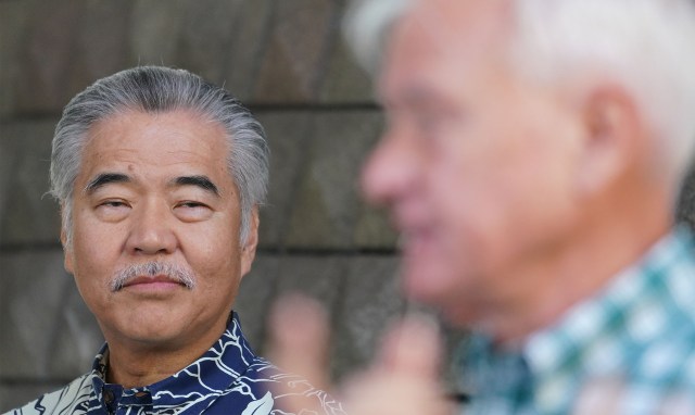 Governor David Ige announced mandatory 14 day self quarantine on arriving visitors to Hawaii today at the Capitol press conference.