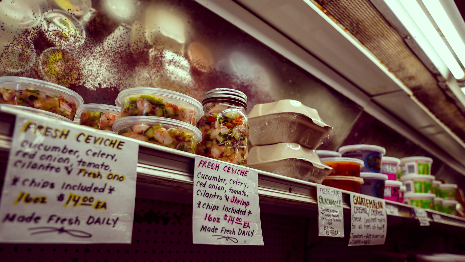 Kauai Kukuiula Mom and Pop Market Ceviche Shelf