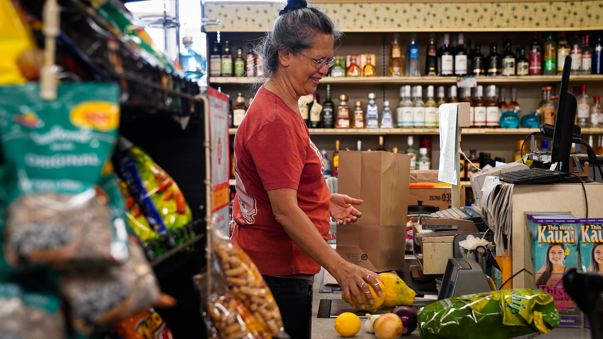 Kauai Kukuiula Mom and Pop Market Cashier Mokihana Ruiz