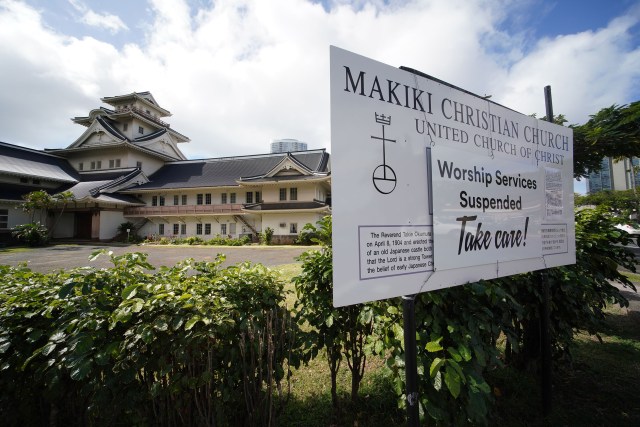 Makiki Christian Church Services Suspended due to Coronavirus concerns.