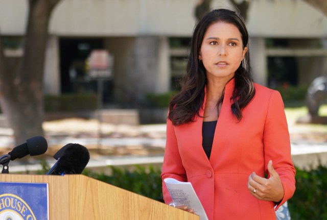 Congresswoman Tulsi Gabbard press conference announcing a future congressional inquiry into whistleblower Dr. Jennifer Smith’s accusations. August 14, 2020