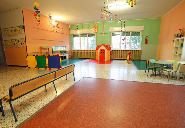 playing room of a school for kids without people
