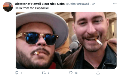 Hawaii Proud Boy Charged By DOJ After Raiding US Capitol