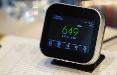 Merriman’s restaurant CO2 meter.