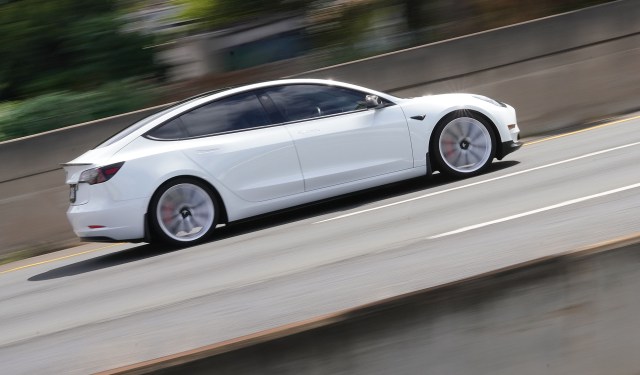 Tesla electric car.