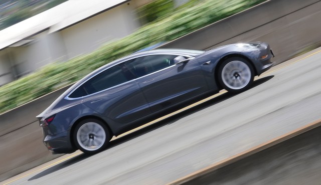 Tesla electric car.