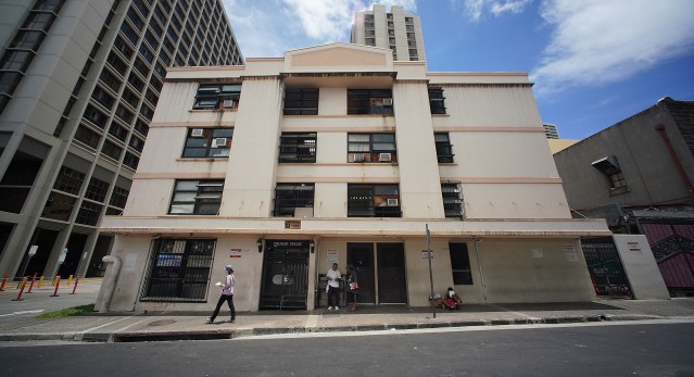 Pauahi Hale / Safe Haven shelter located at 126 Pauahi Street.