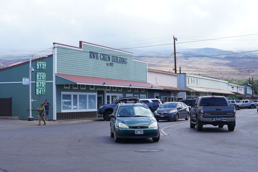 RWH Chen Building located in downtown Kaunakakai, Molokai.