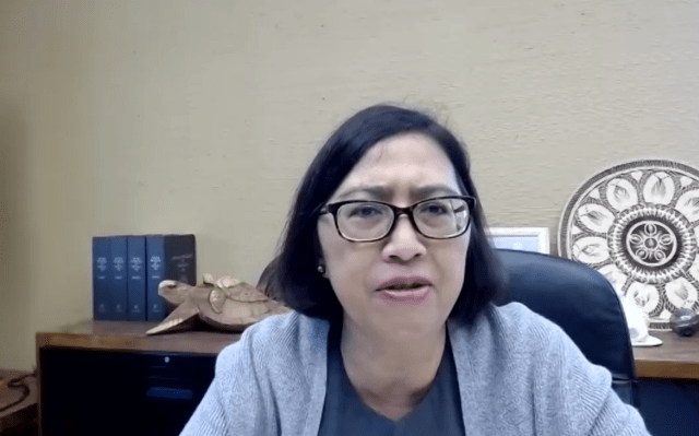 a screen shot from Civil Beat's Sept. 15 editorial board with Council Vice Chair Esther Kiaaina