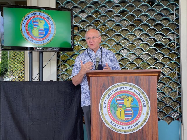 Mayor Rick Blangiardi says Honolulu will ease up on large-scale events starting Nov. 3.