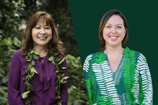 Shaylene Iseri and Rebecca Like candidate portraits