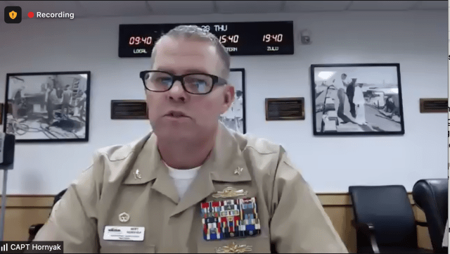 Navy Captain Albert "Bert" Hornyak, commanding officer, NAVSUP Fleet Logistics Center Pearl Harbor