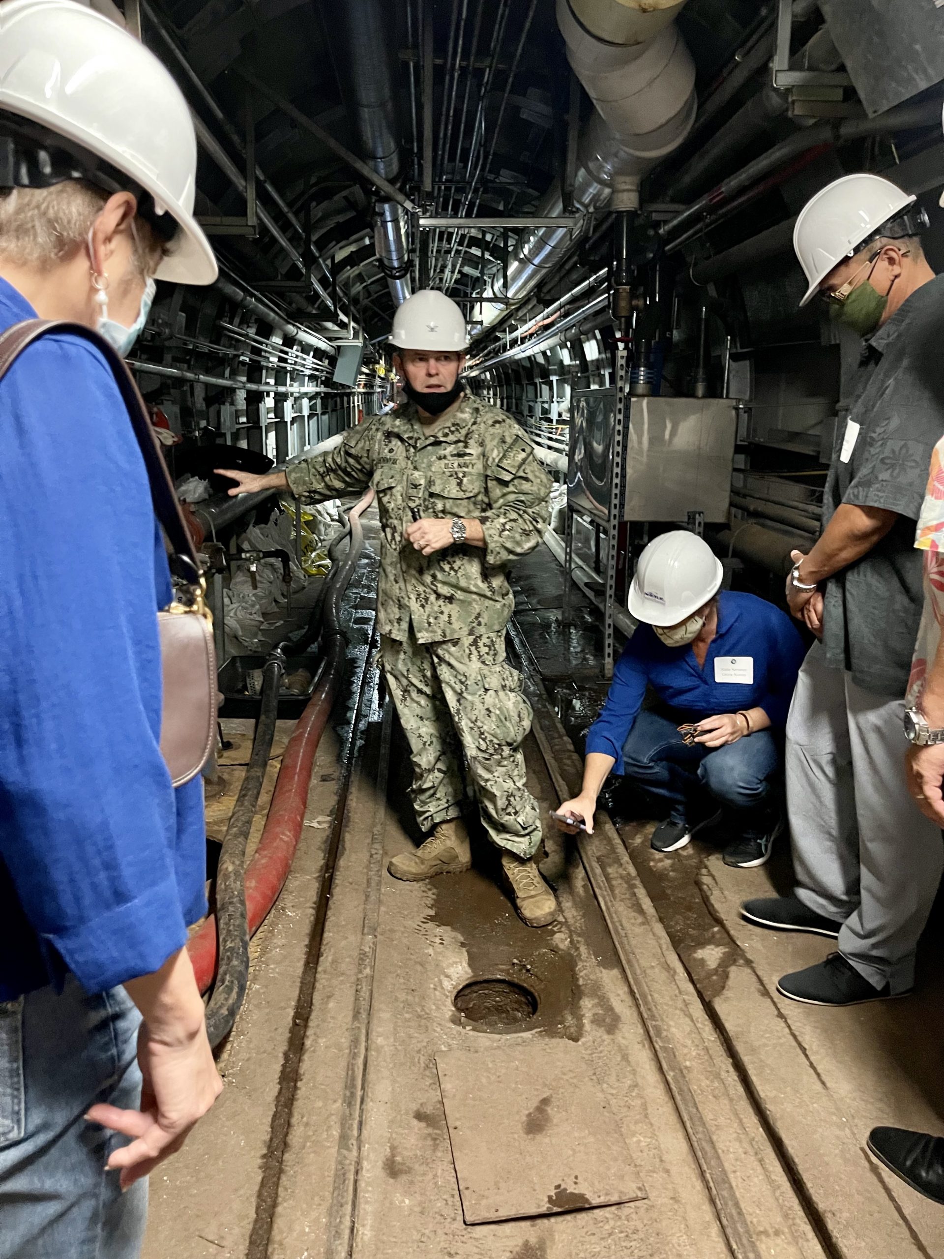 Lawmakers toured the Red Hill Bulk Fuel Storage Facility on Jan. 6, 2022.