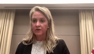 U.S. Army Maj. Amanda Feindt, a military housing resident impacted by the Navy's Red Hill water contamination crisis, met with members of Congress on Feb. 8, 2022.