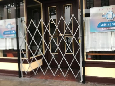 A gated Chinatown business.