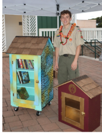 Jonathan Merchant Little Free Libraries Eagle Scouts
