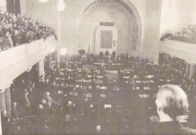 The Nebraska Legislature in the 1930s.