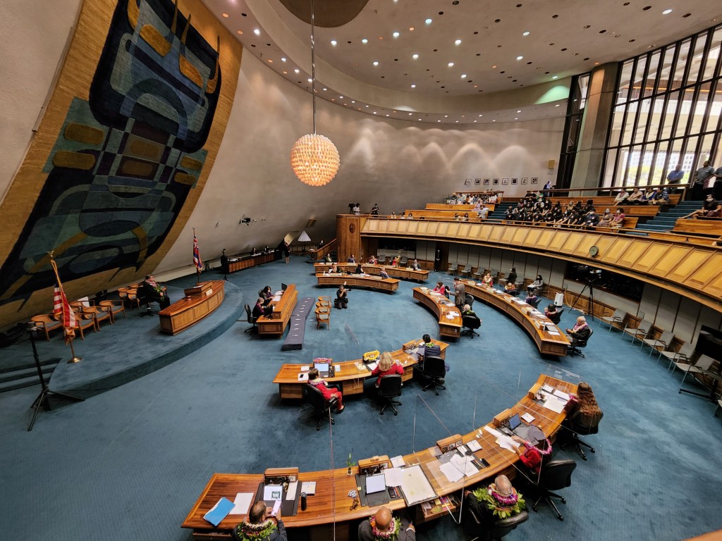 Senate Hawaii Capitol Closing Day Sine Die