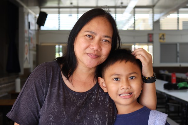 Mari Tes Ugag's 6-year-old son has been enrolled into the A+ Program since March.