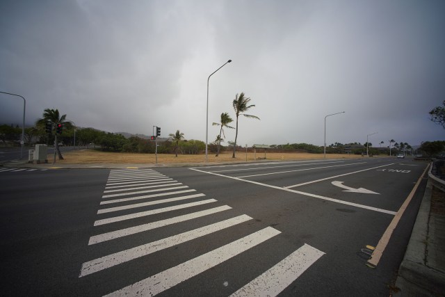 Empty lot located near the intersection of Kalanianaole Highway and Keahole Street.